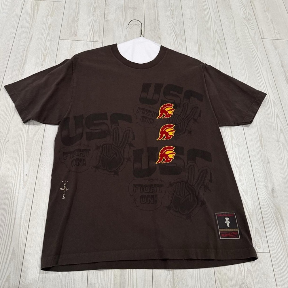 Brown Cactus Jack USC Trojans shirt